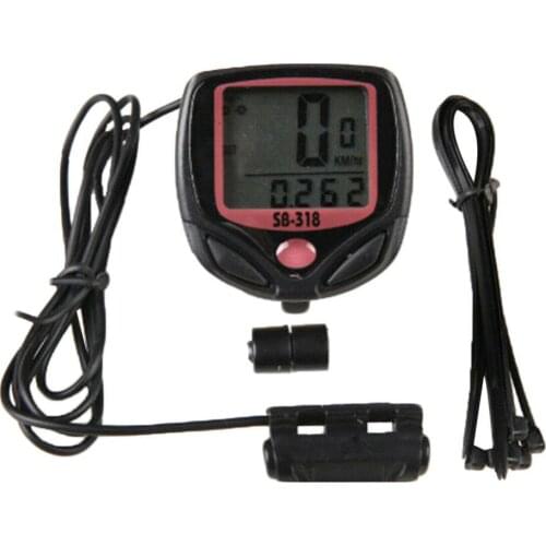 Waterproof Digital LCD Computer Bicycle Cycle Bike Speedometer Odometer Useful Speedometer Cycling LCD Display Speed Meter