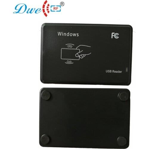 125Khz 13.56mhz optional program usb reader support reading the first 10 or the last 8