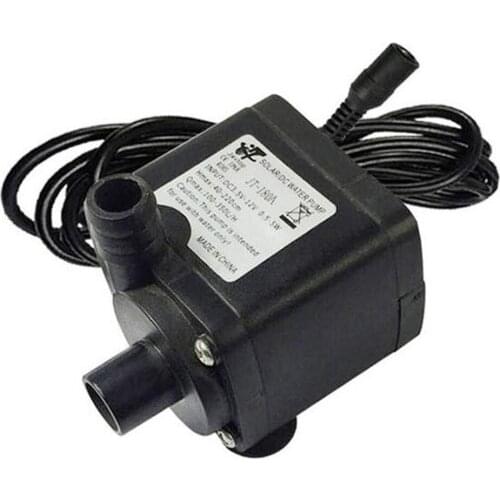 180A DC USB 5-24V Mini Brushless Water Pumps Amphibious 0.5A 6W Submersible Pump