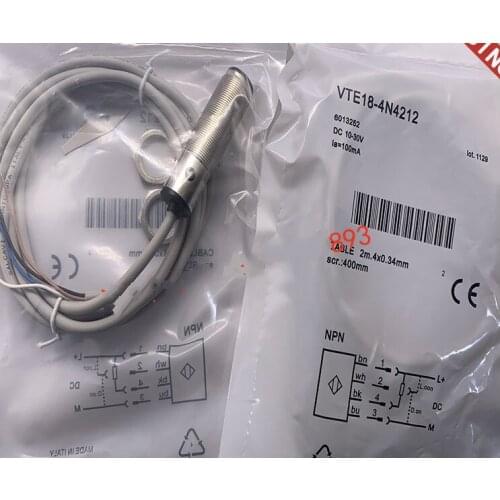 2pcs High quality photoelectric sensor VTE18-4N4212 VTE18-4P4212 VTE18-4P4240 VTE18-4P4412 VTE18-4N4240 VTE18-4N4712