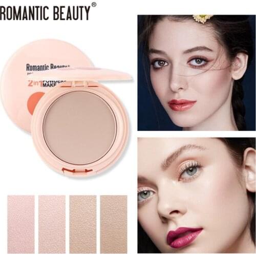 4 Colors Pressed Powder Multicolor Concealer Long-lasting Oil Control Waterproof Non-drying Matte Pressed Powder Pan TSLM1