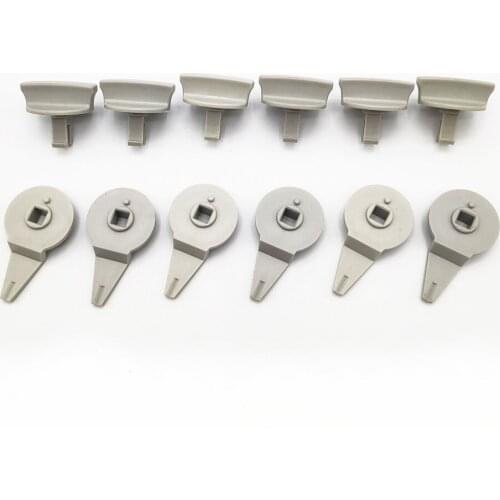 6PCS Gray Turn Knob Mounting Warning Triangle Trunk Buckle For Polo Passat B6 B7 Touran Tiguan Golf 4 5 6 7 Jetta A5 Q7