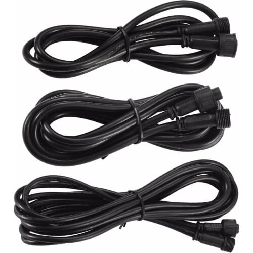 8/12MM IP67 LED Extend Cables Application Changable Colors Lamps 4 PIN with 1/2/3Meter Extension Cord for RGB 5pcs/lot