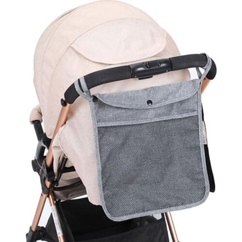 Baby Stroller Pram Pushchair Net Mesh Hanging Bag Organizer Diaper Storage Tidy Net Accessories B36E