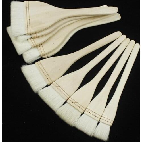 Soft Wool Paint Brush Oil Watercolor Paint Wall Shading Mounting brushes Woolen Hair Plate Brush for Painting Art Supplies