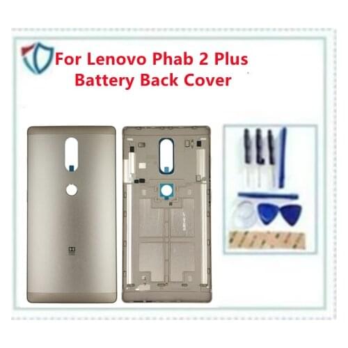 Battery Back Cover For Lenovo Phab 2 Plus Mobile Phone Housings Rear Cover For Lenovo Replacement Parts For Lenovo 670N