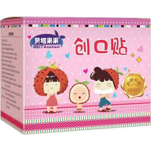 Cartoon band-aid cute mini childrens breathable and waterproof band-aid ok stretch hemostatic sticker 120pcs Free shipping