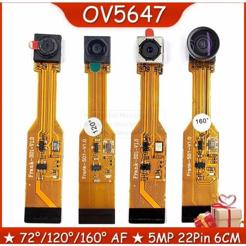 OV5647 Camera Module for Raspberry Pi ZERO Camera Wide Angle Fisheye Night Vision Edition 120 160 Degree 5 Million Pixels