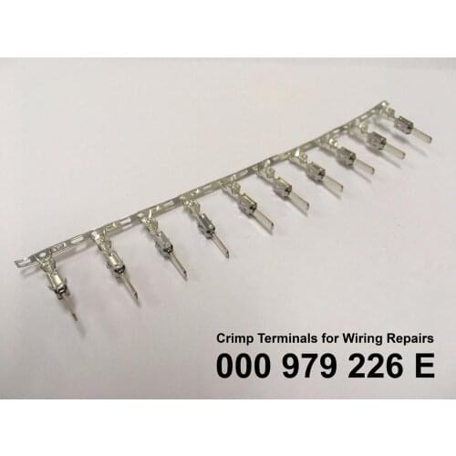 10/20/50/100/200/500pcs Crimp Terminals (Pins) For 2.50 mm2 Repair Wire For Audi VW Skoda Seat 000979226E