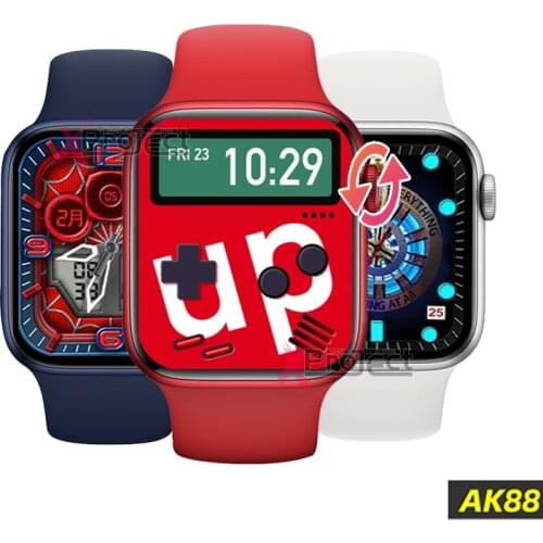 Original Iwo AK88 smartwatch full touch screen call games smart watch For Android IOS PK series 6 T800 T900 X6 X7 W26 W46 T600