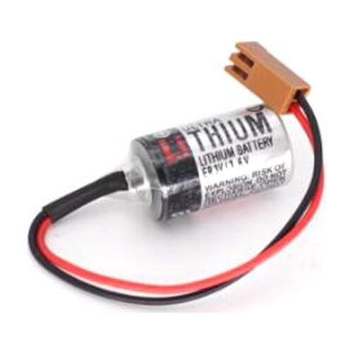 Original ER3V 3.6V 1000mAh JZSP-BA01 PLC Industrial Battery Pack with Brown Plug For TOSHIBA ER3V/3.6V 1000mAh JZSPBA01 Battery