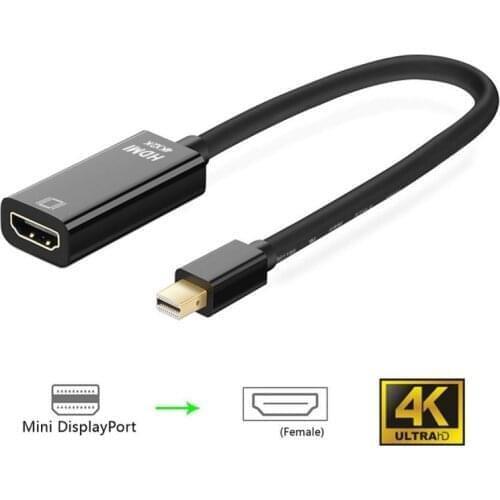 Mini Displayport To HDMI-compatible Adapter Cable 4k* 2K 1080P TV Projector DP 1.4 Display Port Converter For Apple Macbook Air