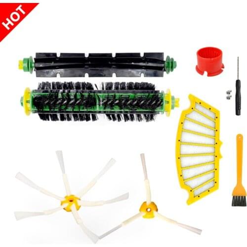 For iRobot Roomba 500 Series 510 530 540 550 560 580 570 Replacement Filter Brush Round Cleaning Tool Accessories Kit