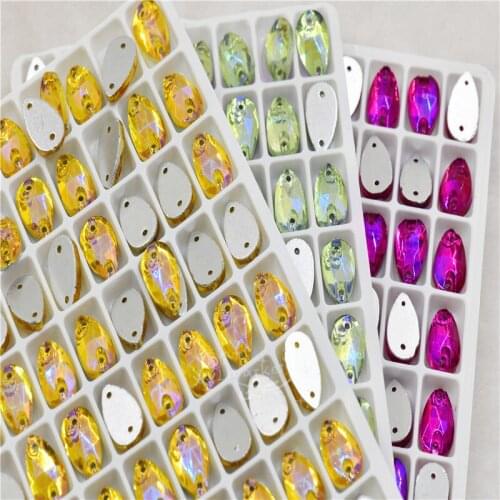 7x12mm Small sewng rhinestones different jewelry stones crystals for crafts strass applique shoes,bags diy