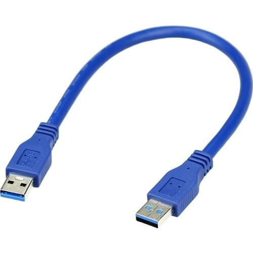 0.6m USB 3.0 A Male to Male USB Extension Cable for Radiator Hard Disk USB 3.0 Data Cable Extender