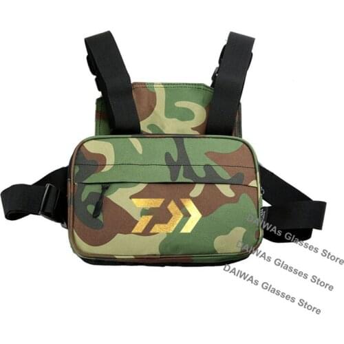 Daiwa Fishing Waist Tackle Bag Waterproof Waist Shoulder Pack Case Reel Lure Line Hook Swivel Connector Tackle Fanny Bag