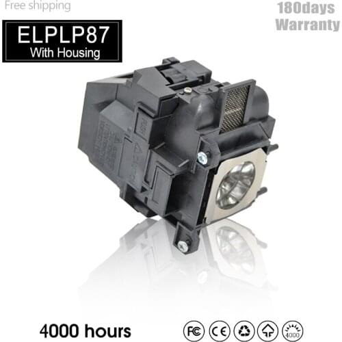 Replacement Projector Lamp ELPLP87 For BrightLink 536Wi,EB-520,EB-525W,EB-530,EB-535W,EB-536Wi,PowerLite 520,V13H010L87