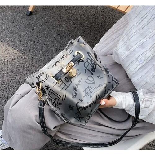 Womens Bag Messenger Beach Bag Transparent Phone Shoulder Summer Casual Cheap Shopper Mini Handbags For Women Handbag 2021
