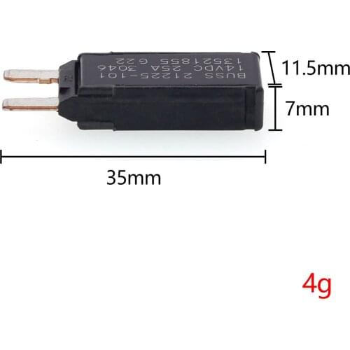 1pcs 25A automatic reset fuse 12225-101 For Buick LaCrosse 13521855 Cadillac for Carter excavator air conditioner A/C