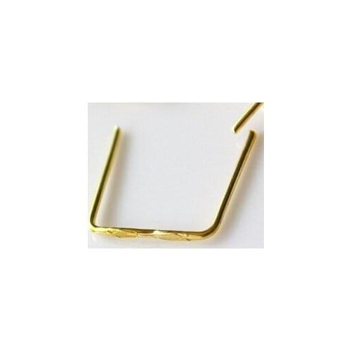 10000pcs/bag 12mm metal square buckles for crystal Prism beads connector pins