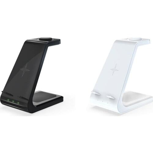 3 In 1 Wireless Charger Station , Wireless Fast Charging Stand for IWatch Pro for iPhone 12 11 XS XR X 8