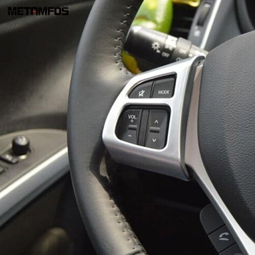 For Suzuki Sx4 S-Cross Crossover 2014 2015 2016 2017 Steering Wheel Cover Molding Trim Decoration Frame Accessories Car Styling