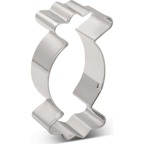 KENIAO Candy Cookie Cutter For Halloween Party Biscuit / Fondant / Pastry / Sandwiches Cutter - 10.5 x 5.5 cm - Stainless Steel