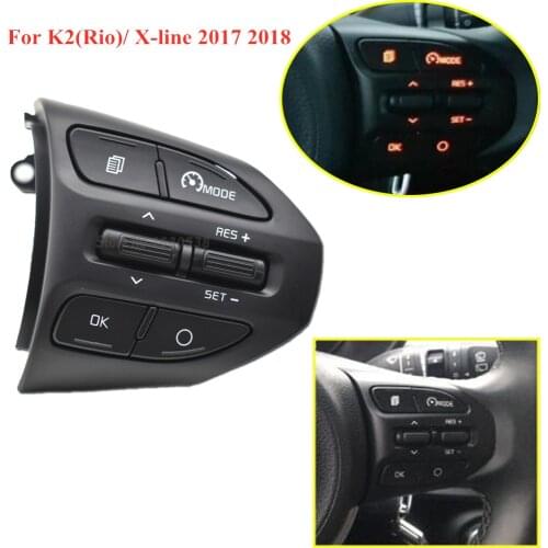 In stock For Kia Rio K2 2016-2017 2018 2019 Cruise control buttons switch steering wheel buttons