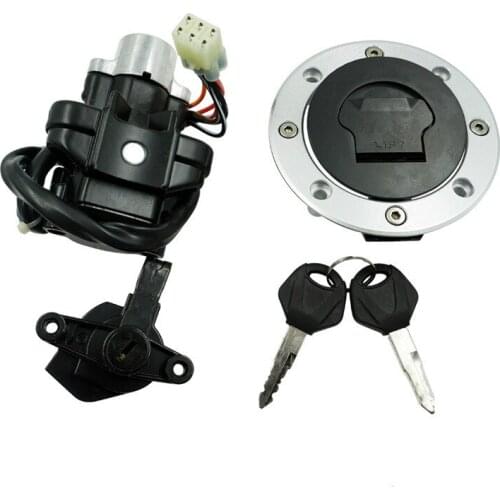 1Set For Suzuki GSF600 GSF1200 Motorcycle Ignition Switchkey Kit Assembly Fuel Gas Tank Cap Cover Seat Lock Key Set