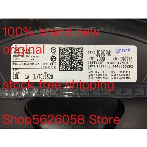 LM2902PWR LM2902 TSSOP14 TSSOP 100% new original freeshipping 50PCS/LOT