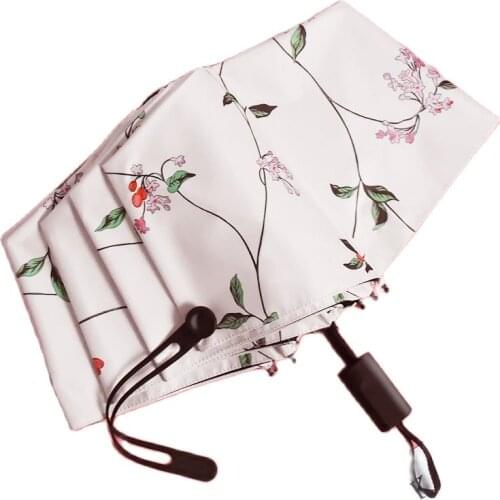Fashion Folding Umbrella Ultra-thin Light Sun Umbrella Parapluie Colorful Women Rain Umbrella Paraguas Mujer