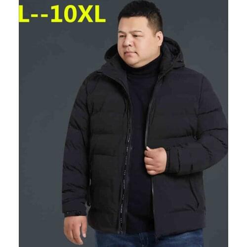 10XL 8XL 6XL New Winter Jacket Men -20 Degree Thicken Warm Men Parkas Hooded Coat Fleece Mans Jackets Outwear Jaqueta Masculina