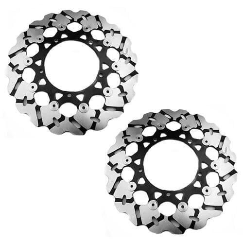 New Set For Race Motorcycle Yamaha FZ1 2D1 Naked 06-09 Front Brake Disc Rotors [MT85]