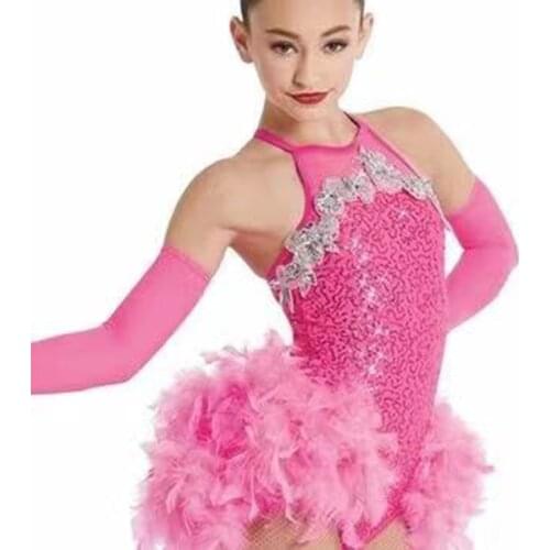 New dance costume professional jazz dance dress performance dress Lodysuit Latin dress