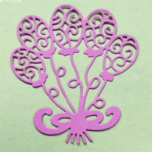 PANFELOU Easter Five balloons Scrapbooking DIY album cards paper die metal craft stencils punch cuts dies cutting