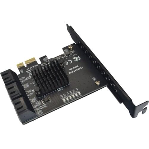 PCIE to SATA Card 6 Ports SATA 3 PCI Express Expansion Card PCI-E/PCIE SATA Controller Multiplier for SSD Synology ASM1166 Chips