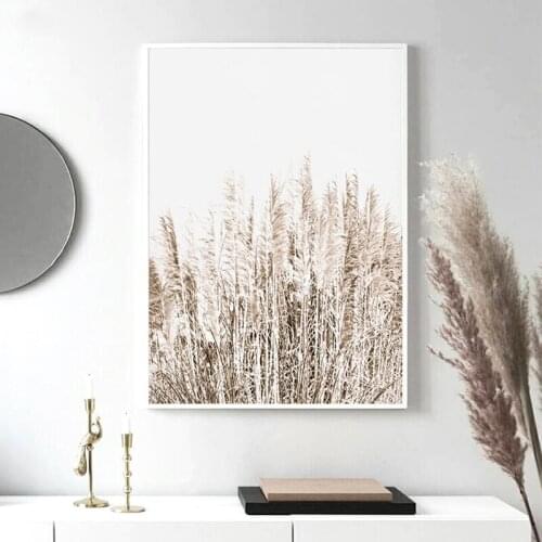 Pampas Prints Natural Wall Art Modern Photography Scandinavian Canvas Painting Rustic Poster for Living Room Home Decoration