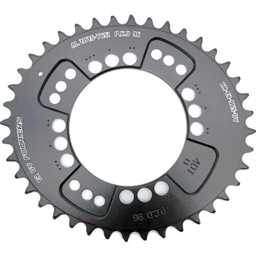 FOURIERS CR-E1-96S-OV MTB Bike Oval Chain-rings Narrow Wide Tooth Chain Ring Compatible with Shimano M4050 Bicycle Parts