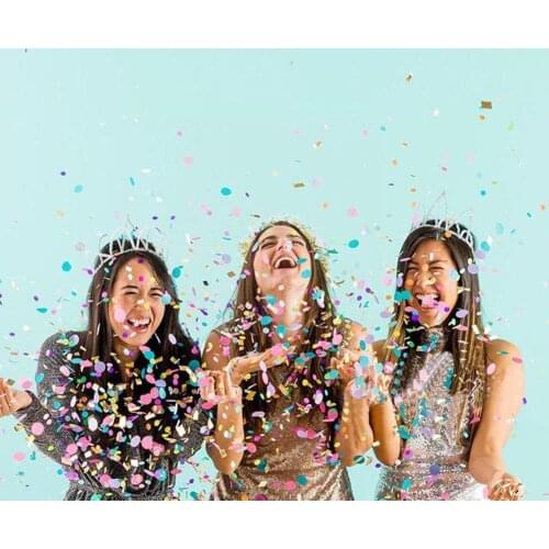 Handheld Confetti Firework Tube Cannon Wedding Birthday Decor Christmas Supplies Valentines Proposal Surprise Celebration P O2P6