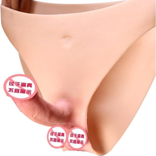 17CM Long Super Soft Realistic Dildos for Women Real Penis With Scrotal Dildo Female Pants Lesbian Sex Toys For Woman adult toy