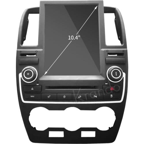 Krando Android 8.1 10.4''/13.6'' verticial screen auto multimedia for Land Rover freelander 2 carplayer radio navigation BT