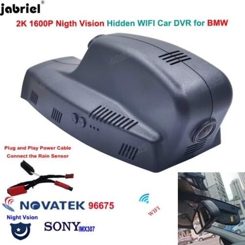 For BMW 1 3 5 6 7 E81 E82 E87 E88 E90 E91 E93 E84 F25 E70 E71 E63 E64 E86 E89 F07 F06 F01 F02 F03 New 2K 1600P Car DVR Dash Cam