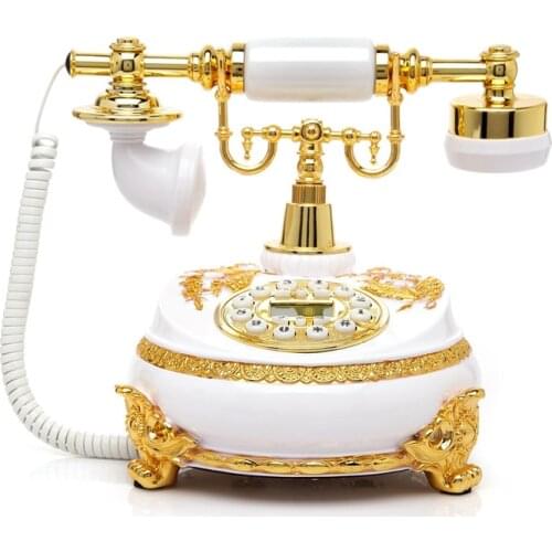 Ye are the top antique telephone European Garden Home Office landline phone phone Decoration home art rustic phone