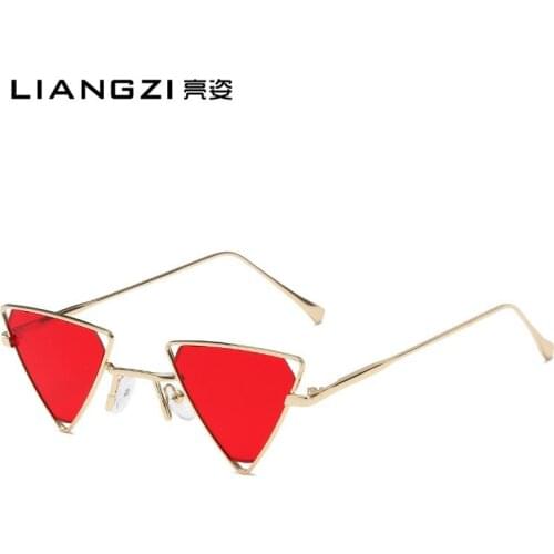 Ladies sunglasses 2021 trends products red yellow transparent quay tiny sun glasses steampunk oculos de sol feminino Eyewear