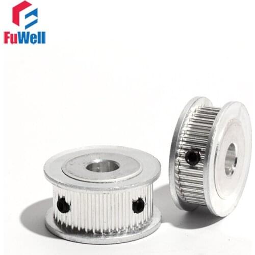 Timing Pulley 2GT-60T Aluminum Alloy 60Teeth 7mm/11mm Belt Width Gear Pulley 6/6.35/10/12/14/15mm Bore GT2 Transmission Pulley