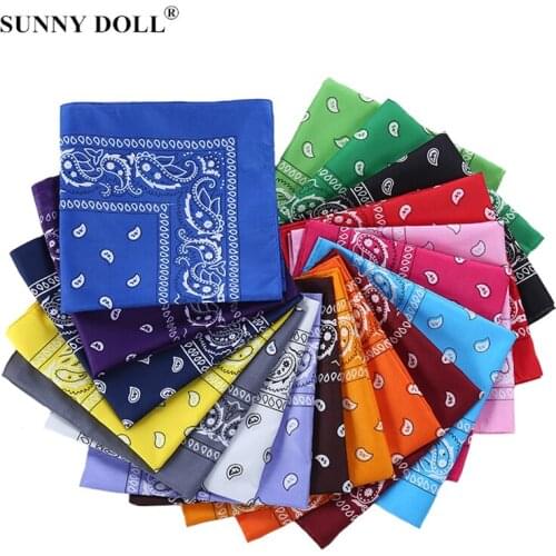 12 pcs/set Magic Head Square Scarf Biker Sports Headwear Hip Hop Bandana Hair Band Scarf Neck Wrist Wrap Scarves Handkerchief