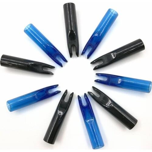 24pcs/lot OD 6mm Arrow Nock Archery Carbon Fiberglass Arrow Nocks Plastic For Out Diameter 6mm Arrow Shaft OD 6mm Accessory
