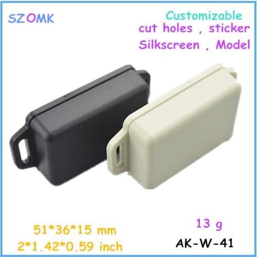 Instrument control box abs plastic enclosure (20 pcs)51*36*15mm plastic enclosure led power supply electronics outlet enclosures