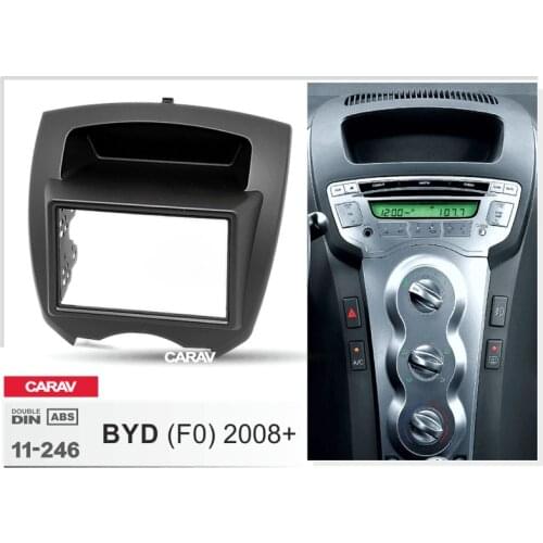 CARAV 11-246 Top Quality Radio Fascia for BYD F0/F1 2008+ Stereo Fascia Dash CD Trim Installation Kit
