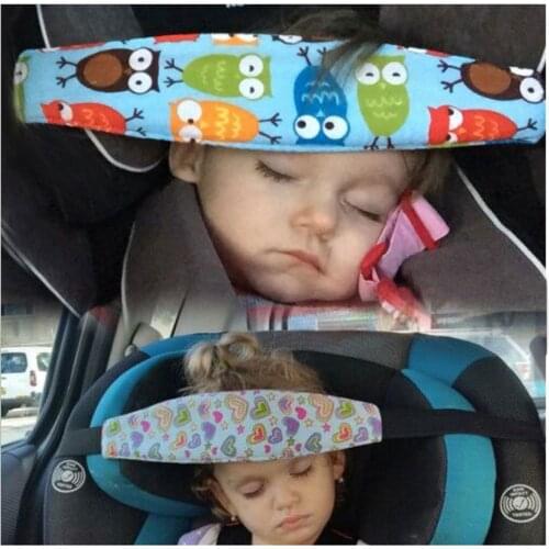 Baby Head Support Safety Fastening Belt Adjustable Baby Playpens Car Safety Sleep Positioner Car Safety Seat Fastening Belts